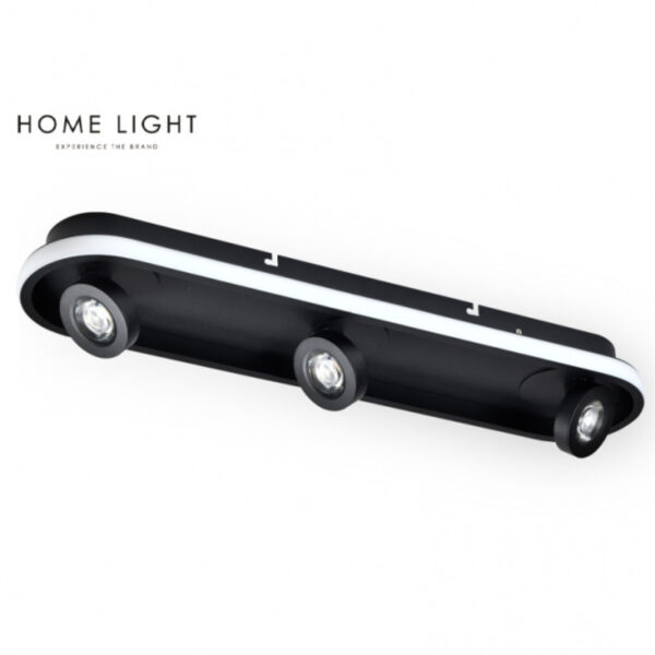 VESTA 476 PLAFONSKA SVETILJKA 21W+3*5W 3000K CRNA HOME LIGHT - Image 4