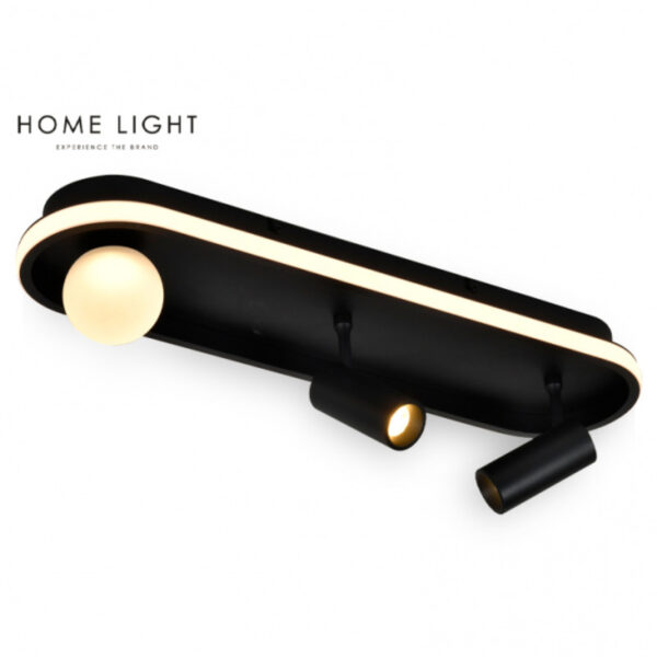 VESTA 479 PLAFONSKA SVETILJKA 18W+2*5W+3W 3000K CRNA HOME LIGHT - Image 2