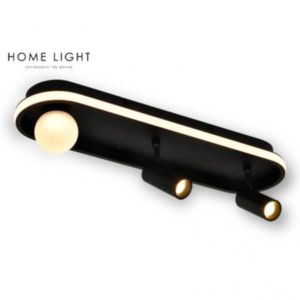 VESTA 479 PLAFONSKA SVETILJKA 18W+2*5W+3W 3000K CRNA HOME LIGHT - Image 4