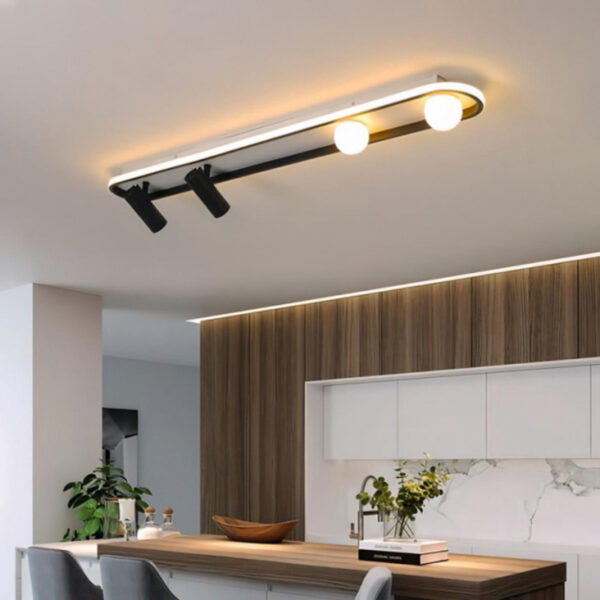 VESTA 480 PLAFONSKA SVETILJKA 34W+2*5W+2*3W 3000K CRNA HOME LIGHT - Image 2