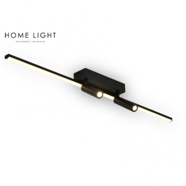VESTA 481 PLAFONSKA SVETILJKA 22W+2*3W 3000K CRNA HOME LIGHT - Image 3