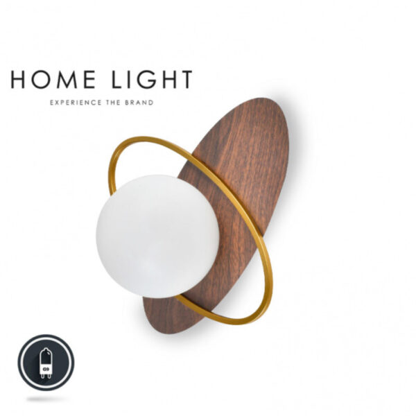 VESTA 533 ZIDNA SVETILJKA 1*G9 TAMNO DRVO/ZLATO HOME LIGHT - Image 3