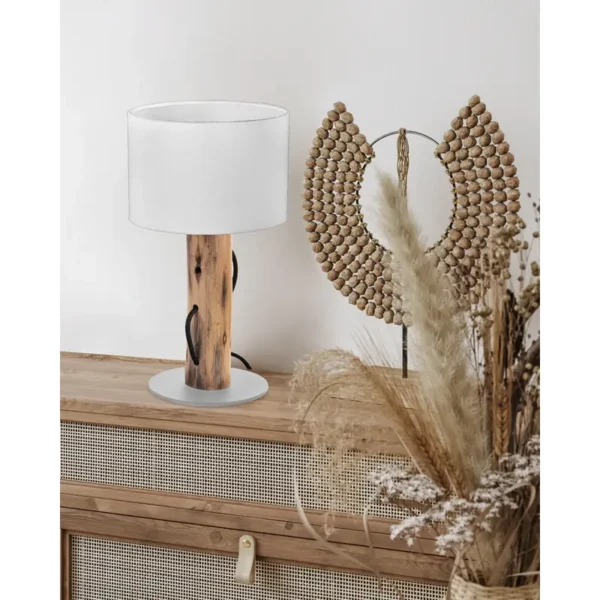 NORIN 50210146X NATURAL WOOD STONA LAMPA GLOBO LIGHTING - Image 2