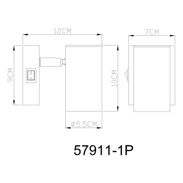 ROBBY 57911-1P SPOT LAMPA GLOBO LIGHTING - Image 5