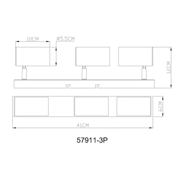 ROBBY 57911-3P SPOT LAMPA GLOBO LIGHTING - Image 6