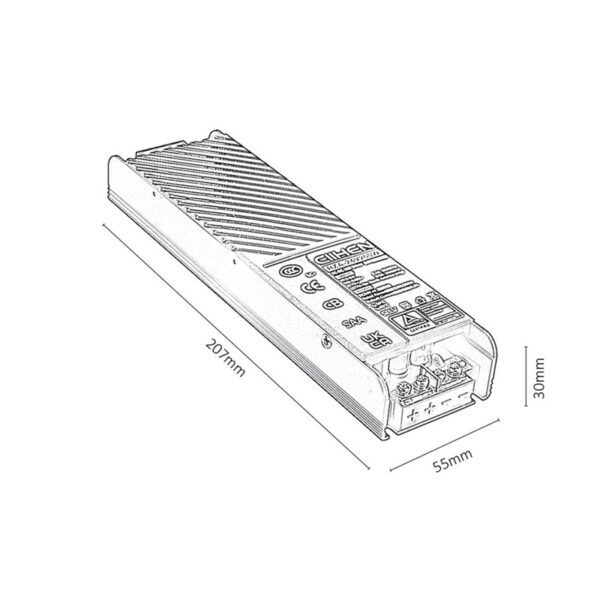 LiTrack Driv.200 UGRADNI DRIVER ZA SINE 200W 70207 RABALUX - Image 4