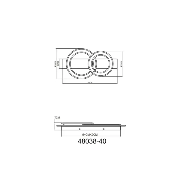 JAYDEN 48038-40 LED PLAFONSKA LAMPA GLOBO LIGHTING - Image 9