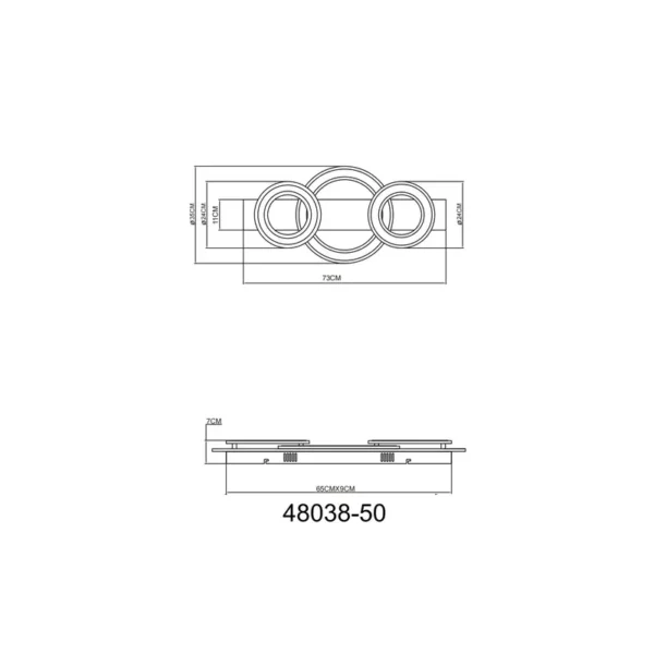 JAYDEN 48038-50 LED PLAFONSKA LAMPA GLOBO LIGHTING - Image 6