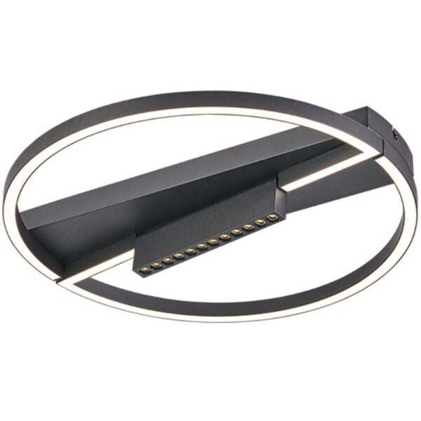 M10937 LED PLAFONSKA LAMPA 30W 3000K PESCANO CRNA 3Y MITEA LIGHTING