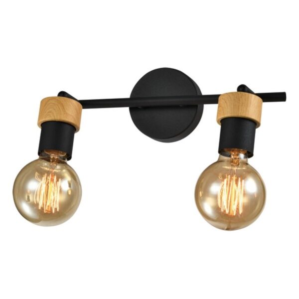 SPOT LAMPA FE706-2 BK+WD FORMA