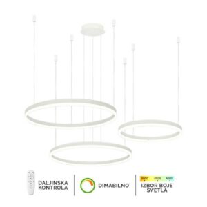 LED VISECA LAMPA F2047-130C WH FORMA