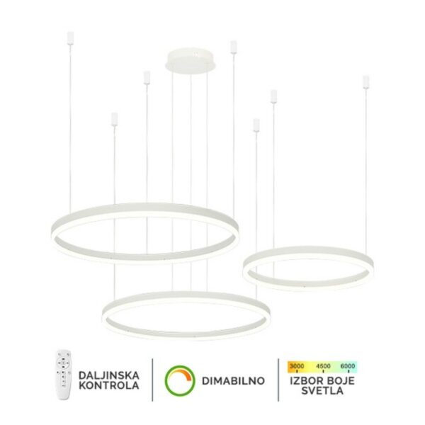 LED VISECA LAMPA F2047-130C WH FORMA