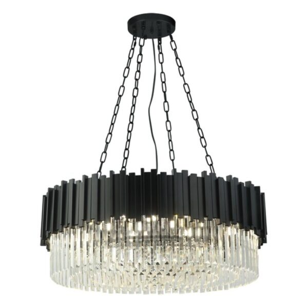 LUSTER F4007-12L BK FORMA