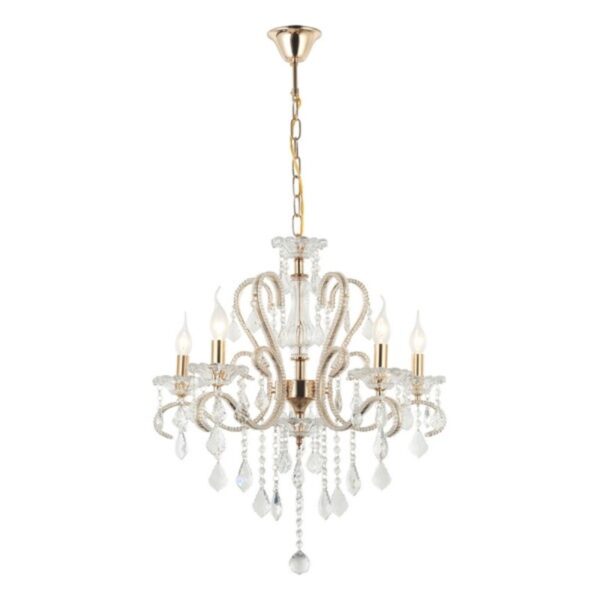 LUSTER KRISTAL ML1403-5 GD FORMA