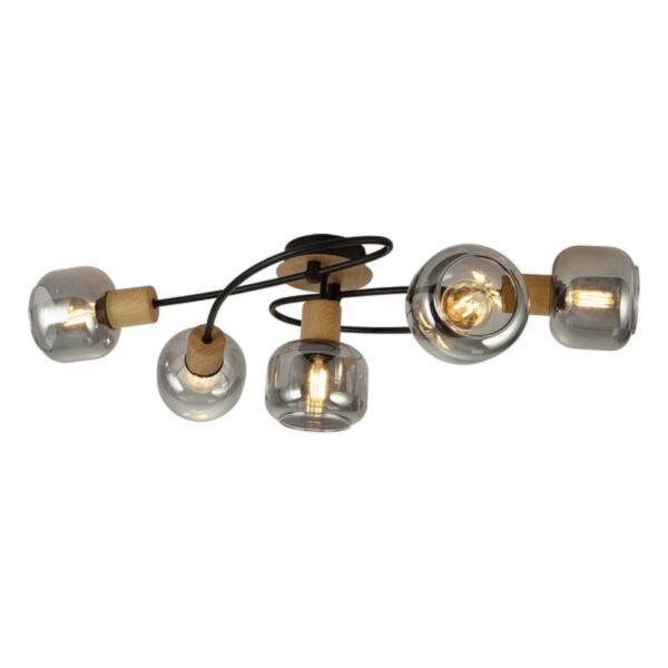 SPOT LAMPA FE408-5 BK+WD FORMA