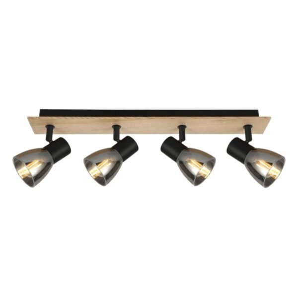 SPOT LAMPA FE406-4 BK+WD FORMA