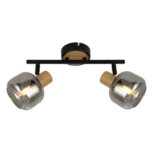 SPOT LAMPA FE408-2 BK+WD FORMA