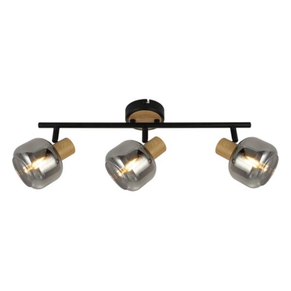 SPOT LAMPA FE408-3 BK+WD FORMA