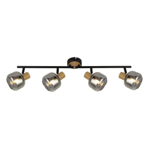 SPOT LAMPA FE408-4 BK+WD FORMA