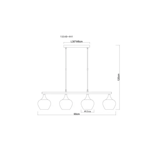 VISILICA MAXY 15548-4H1 GLOBO LIGHTING - Image 6