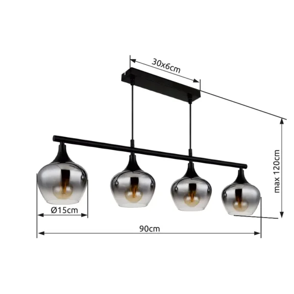 VISILICA MAXY 15548-4H1 GLOBO LIGHTING - Image 7