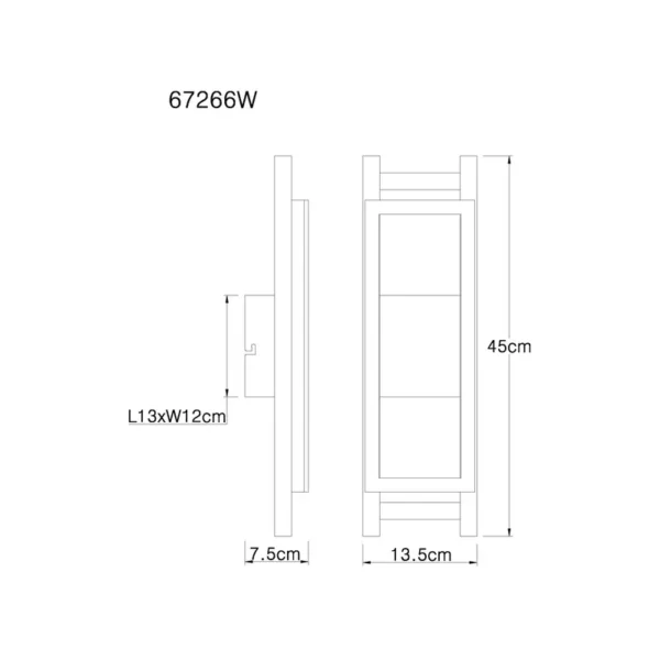 LED ZIDNA LAMPA ILLA 67266W GLOBO LIGHTING - Image 5