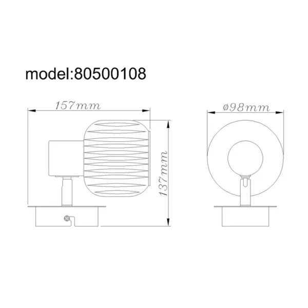 SPOT LAMPA TOM 80500108 GLOBO LIGHTING - Image 5
