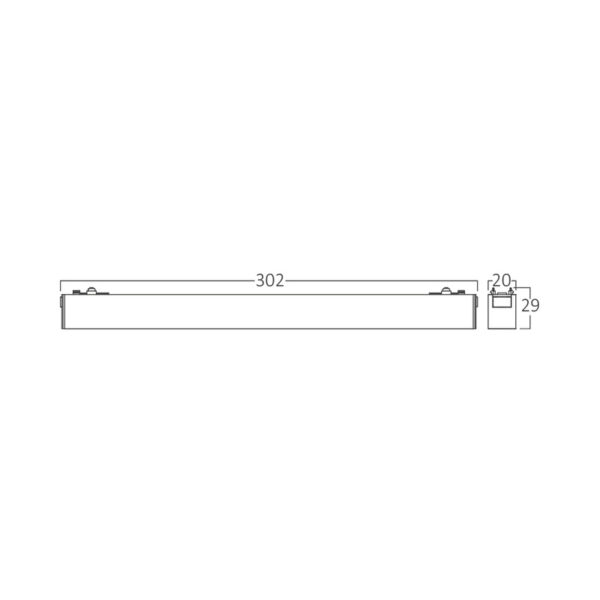BD60-10301 BRY-LNR300-10W-48VDC-3000K-CRNA-SLIM-MAG.SVETILJKA BRAYTRON - Image 3