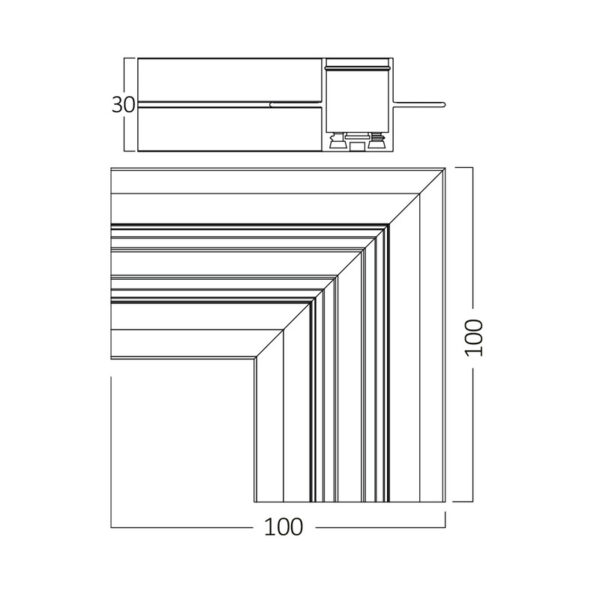 BY41-10511 BRY-M04-TRC02-CR-1-48VDC-CRNI-SLIM-UGRADNI KONEKTOR ZA MAG. ŠINU BRAYTRON - Image 2