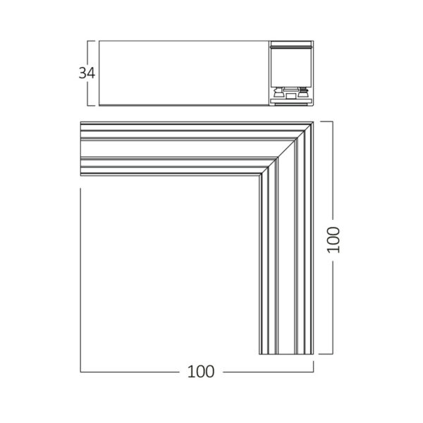 BY41-10611 BRY-M06-SRC03-CR-1-48VDC-CRNI-SLIM-NADGRADNI MAG. KONEKTOR BRAYTRON - Image 2