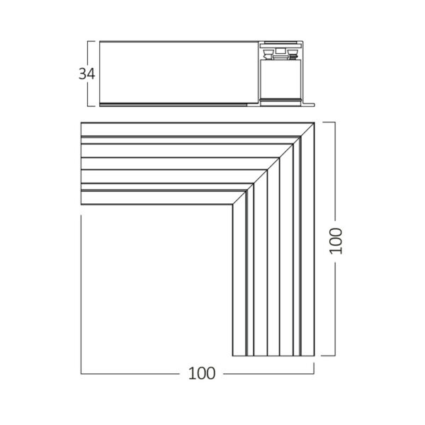 BY41-10711 BRY-M03-RCC02-CR-1-48VDC-CRNI-SLIM-KONEKTOR ZA MAGNETNU ŠINU BRAYTRON - Image 2