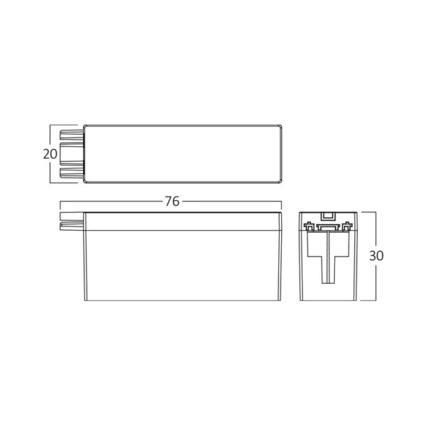 BY41-80091 BRY-M05-SC01-48VDC-2-CRNA-SLIM-MAG. ZAVRŠNA KAPA BRAYTRON - Image 2