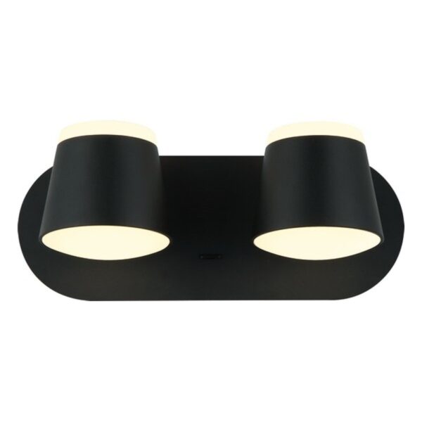 LED ZIDNA LAMPA F2076-16Z BK FORMA
