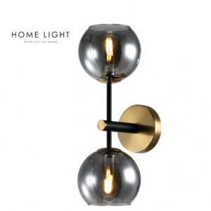 TALIA 34 ZIDNA LAMPA 2*E14 CRNA/BAKAR HOME LIGHT