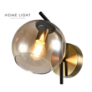 TALIA 29 ZIDNA LAMPA 1*E14 CRNA/BAKAR HOME LIGHT