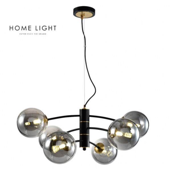 TALIA 49 LUSTER 6*G9 CRNA/BAKAR HOME LIGHT