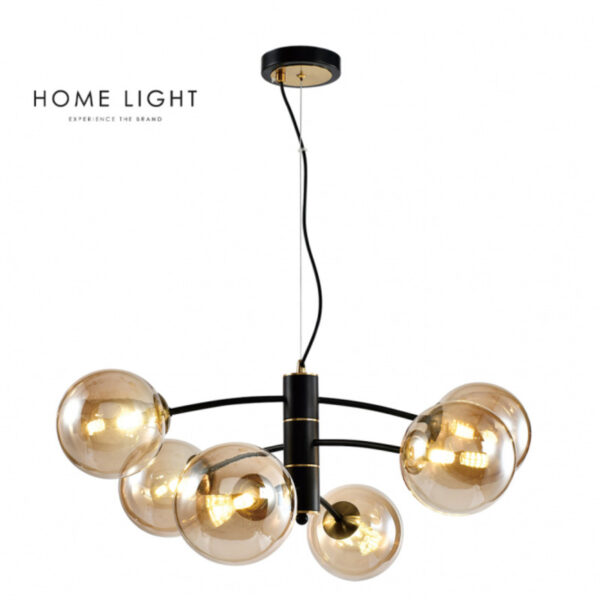 TALIA 48 LUSTER 6*G9 CRNA/BAKAR HOME LIGHT