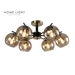 TALIA 31 LUSTER 6*E14 CRNA/BAKAR HOME LIGHT