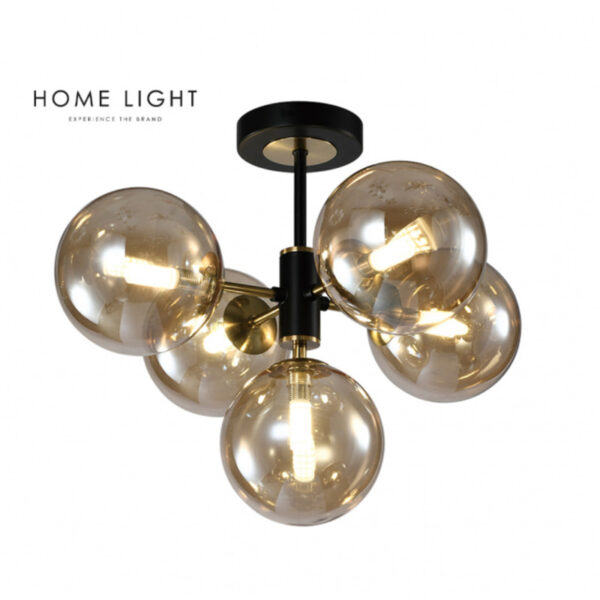 TALIA 12 LUSTER 5*G9 CRNA/BAKAR HOME LIGHT