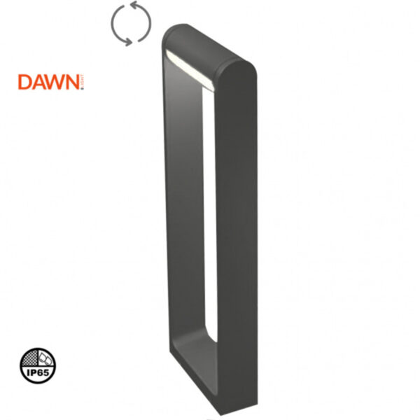 DAWN LED SVETILJKA 0230-600 STUBNA 12W 3000K IP65 SIVA HOME LIGHT