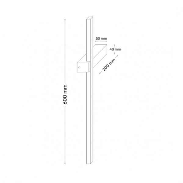 SOLEA 11 ZIDNA LAMPA 10W 3000K CRNA HOME LIGHT - Image 2