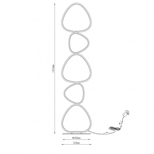 SOLEA 23 PODNA LAMPA 48W 3000/4000/6000K BELA HOME LIGHT - Image 2