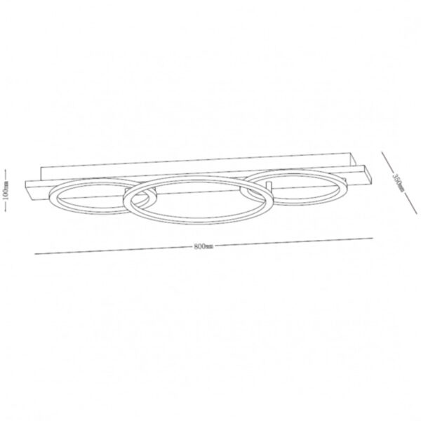 SOLEA 34 LED PLAFONJERA 40W 3000/4000/6000K CRNA/DRVO DIM HOME LIGHT - Image 2