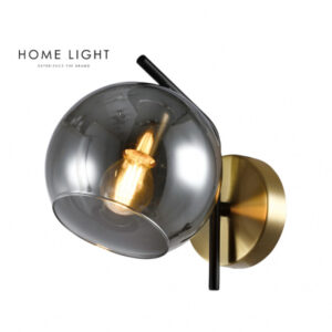 TALIA 28 ZIDNA LAMPA 1*E14 CRNA/BAKAR HOME LIGHT