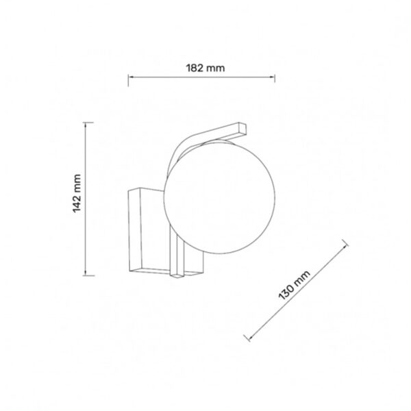 TALIA 38 ZIDNA LAMPA 1*G9 SIVA/HROM HOME LIGHT - Image 2