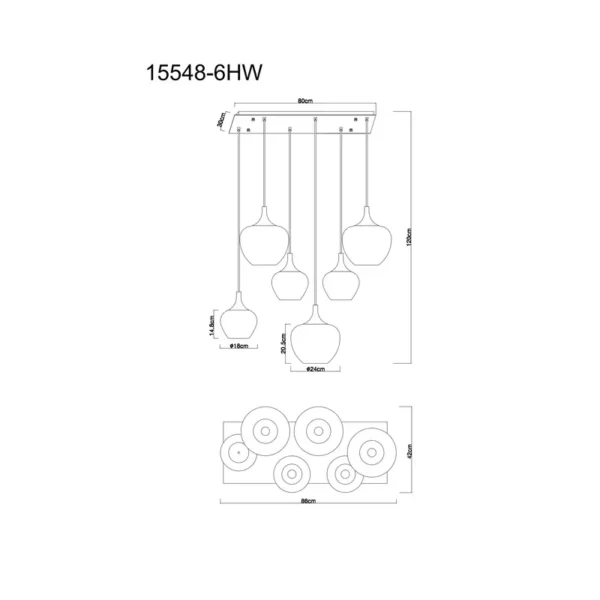 VISILICA MAXY 15548-6HW GLOBO LIGHTING - Image 8