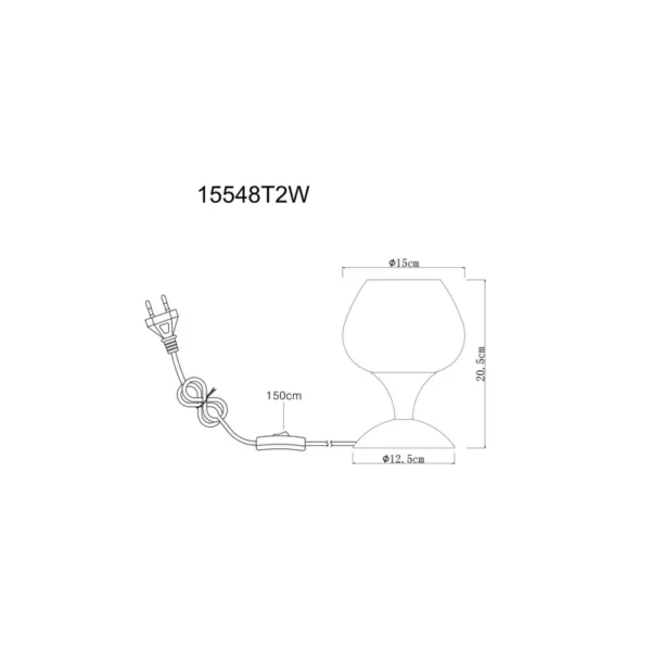 STONA LAMPA MAXY 15548T2W GLOBO LIGHTING - Image 6
