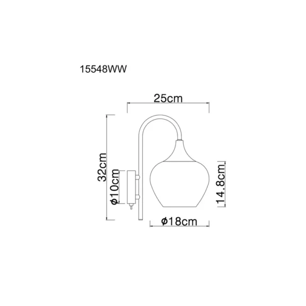 ZIDNA LAMPA MAXY 15548WW GLOBO LIGHTING - Image 7