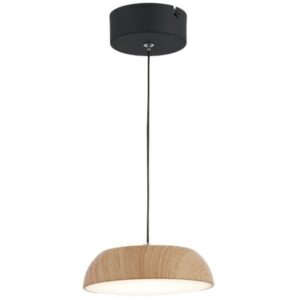 M10942 led visilica 8w 3000k svetlo drvo 3y mitea lighting