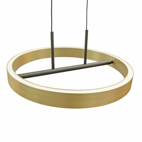 M10944 led visilica 42w 3000k crna+ brušeno zlato 3y mitea lighting 1